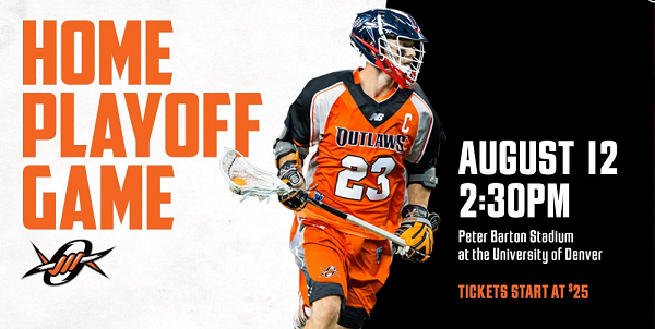 Denver Outlaws Clinch Home Field Advantage For MLL Playoffs